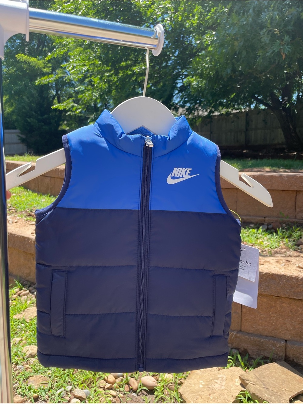 Nike Midnight Navy & Royal Blue Toddler Vest 2T